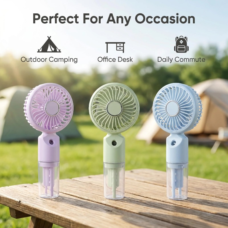 Hair Care Spray - Taşınabilir El Tipi Spreyli Vantilatör Mini