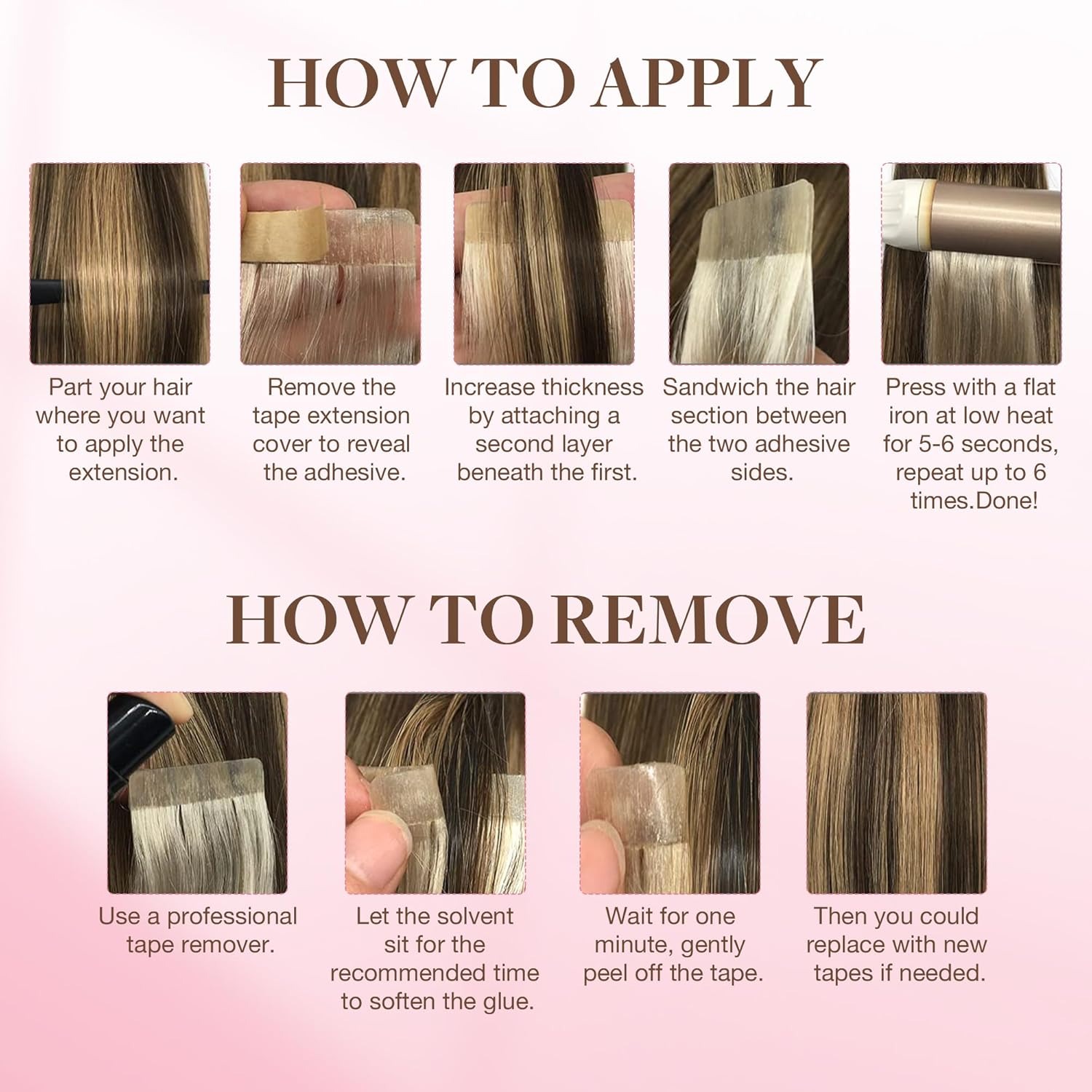 72 Tab (6 yaprak) Saç Uzatma B - Hair Extension Tape In incelemesi ve fiyatı